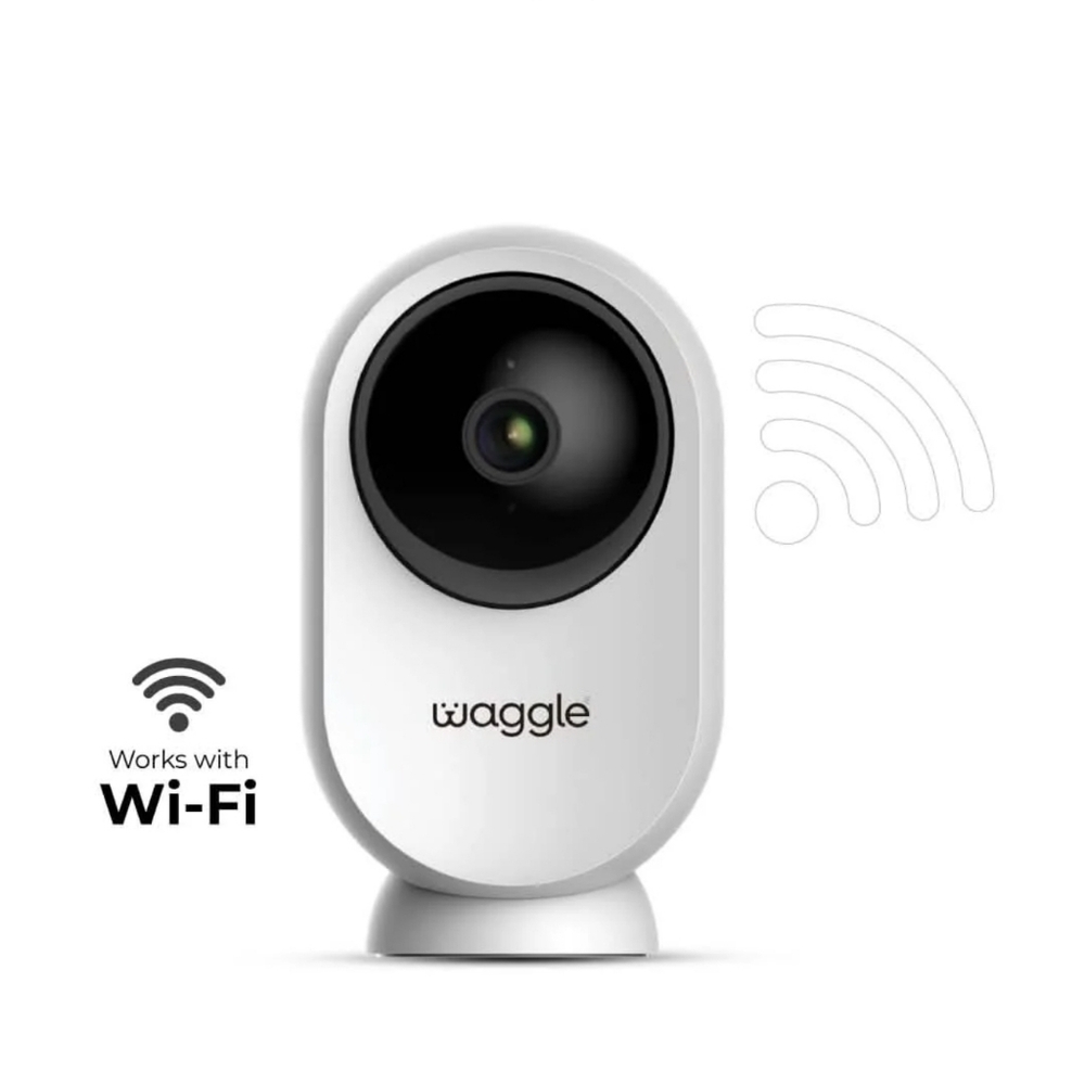Waggle RV Mini Wi-Fi AI Pet Camera, 1080p HD